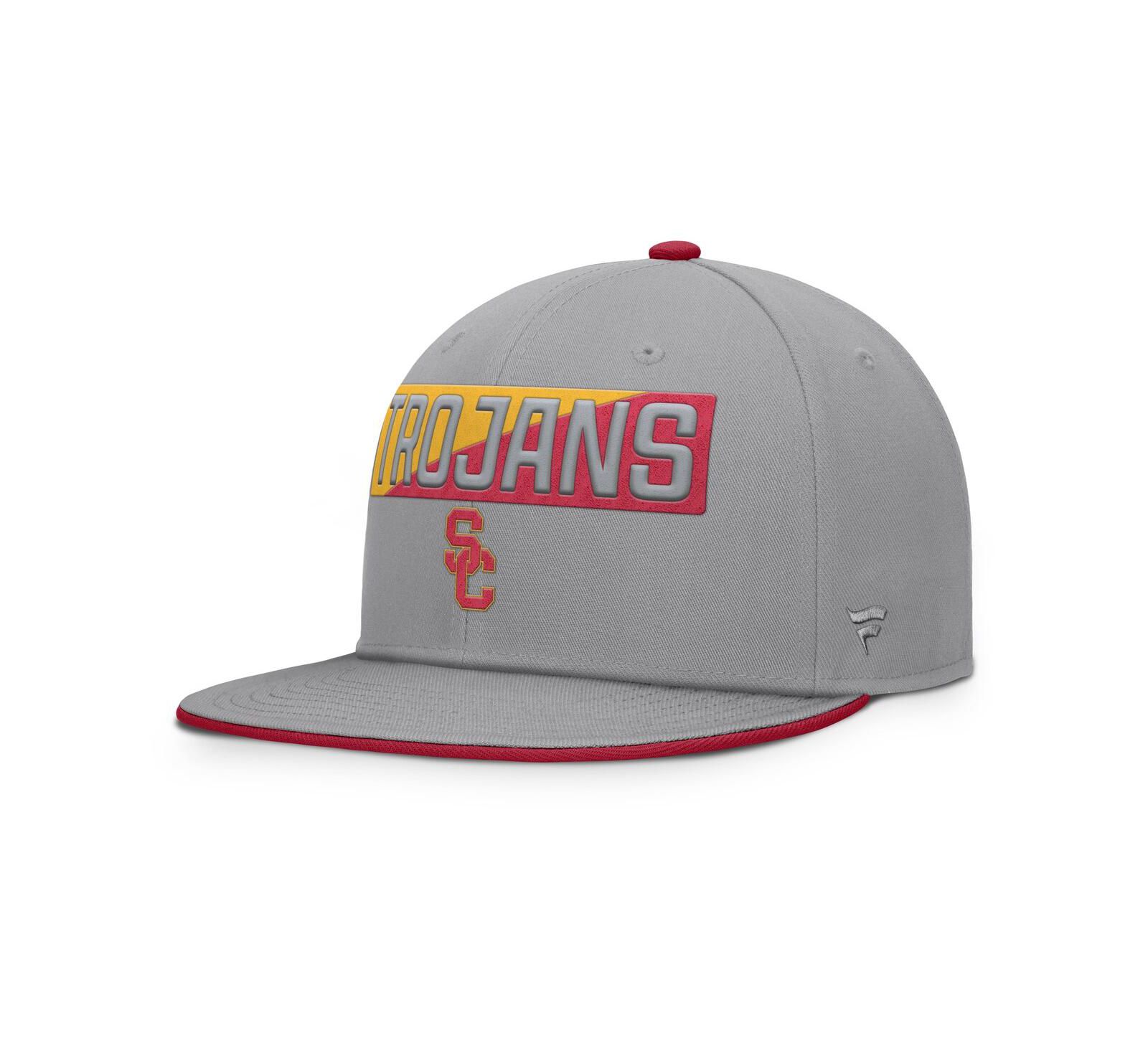 Fanatics Мужская кепка snapback USC Trojans, серая