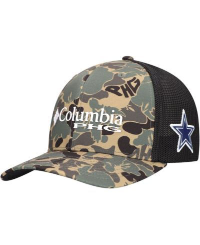 Мужская кепка Columbia Camo Dallas Cowboys PHG Mesh Flex