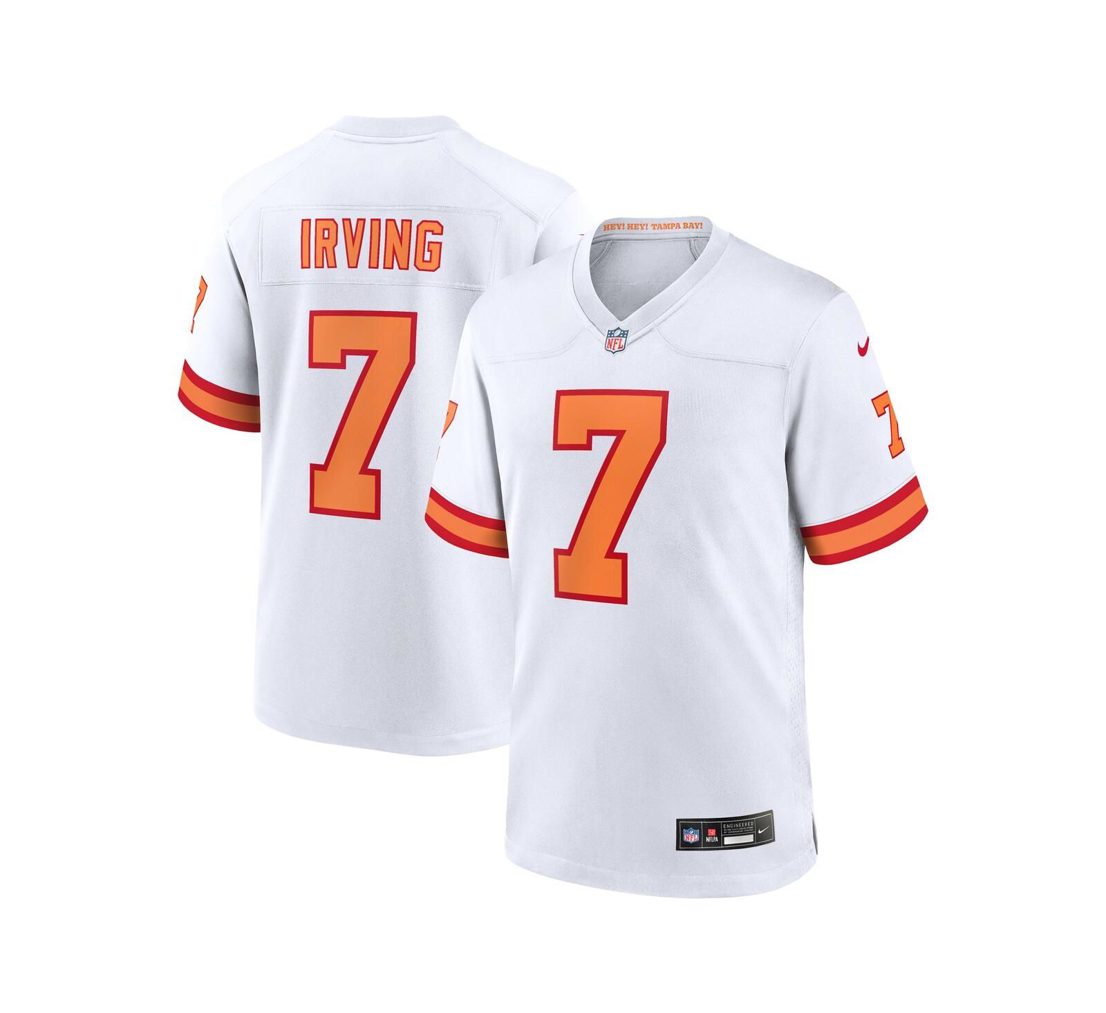 Nike Мужская джерси Tampa Bay Buccaneers Bucky Irving White '76 Game