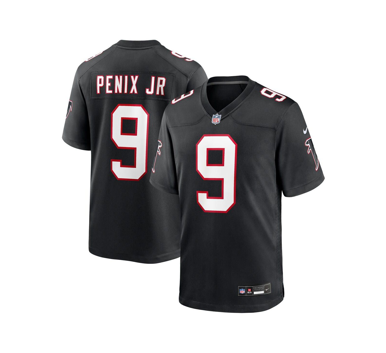 Nike Men's Michael Penix Jr. Black Atlanta Falcons Alternate Game Jersey