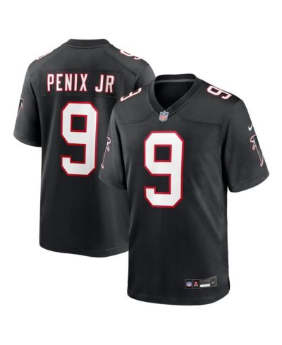 Nike Мужская игровая джерси Michael Penix Jr. Atlanta Falcons Alternate Black