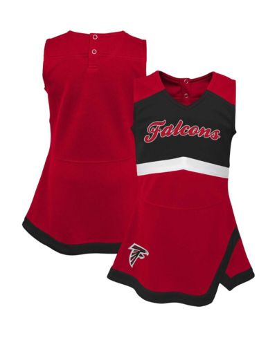 Outerstuff Girls Baby Boys and Girls Red Atlanta Falcons Cheer Captain Jumper Dress
