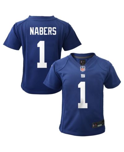 Nike Baby Boys and Girls Malik Nabers Royal New York Giants Team Player Game Jersey