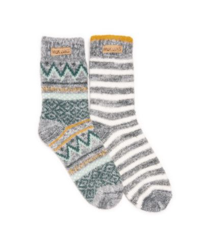 MUK LUKS Женские носки-свитер, упаковка 2 пары
