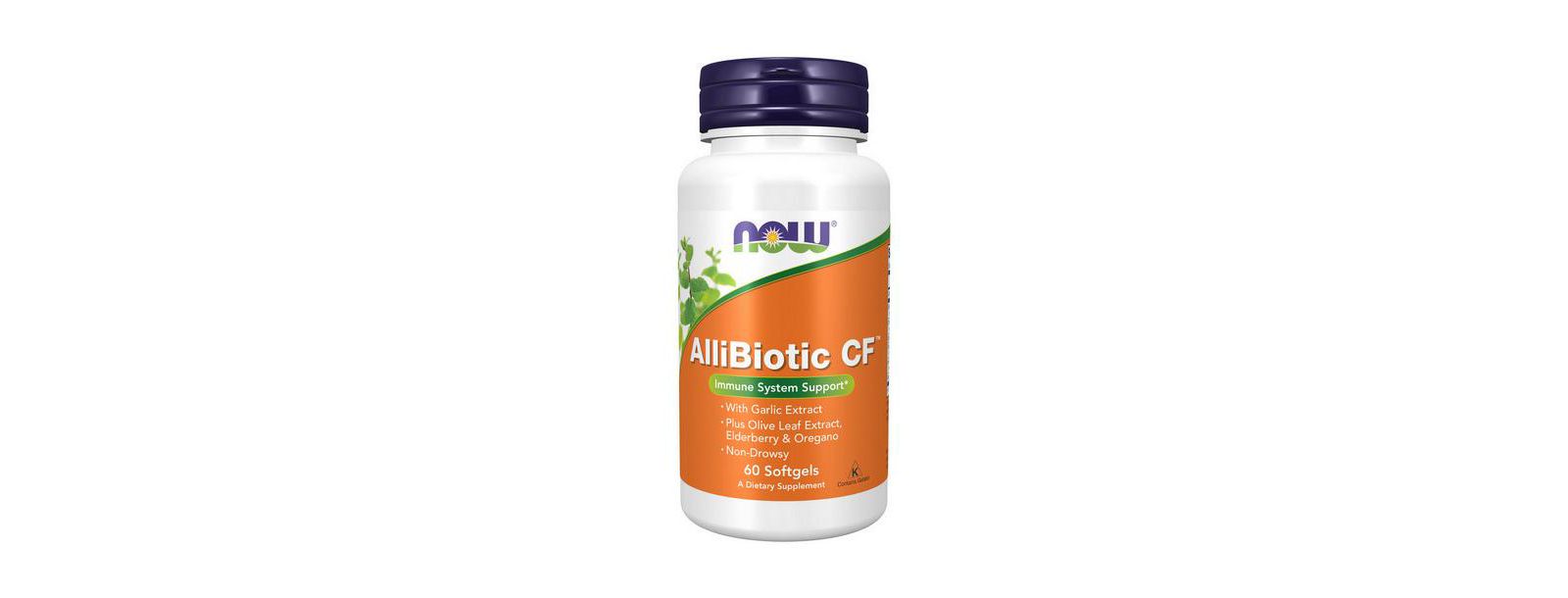 NOW Foods Allibiotic CF 60 мягких капсул