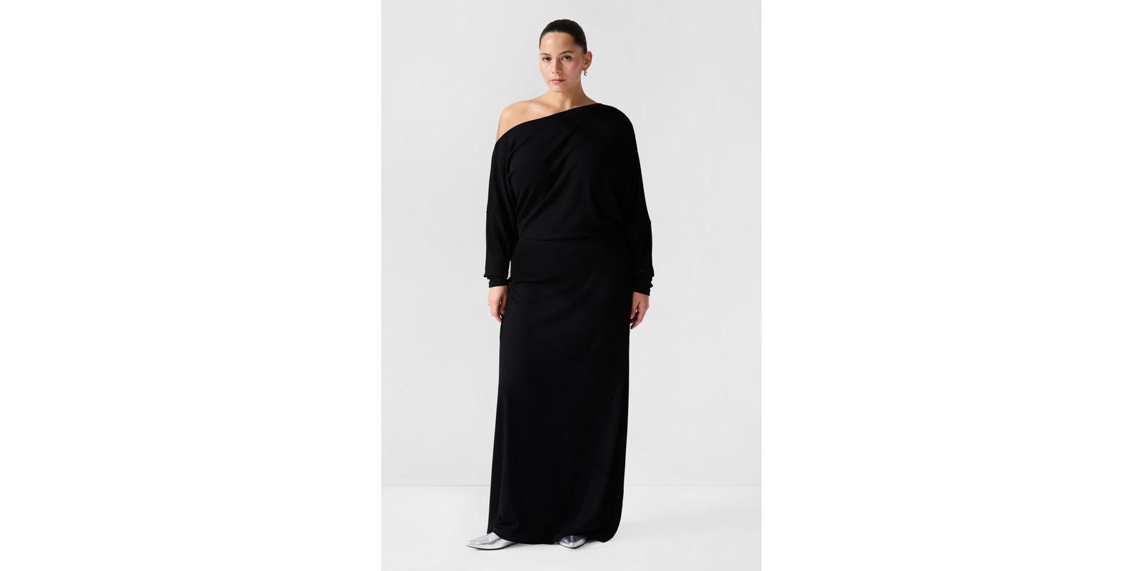 Женское вечернее платье Marcella Amia One-Shoulder Gathered-Waist Jersey Evening Gown