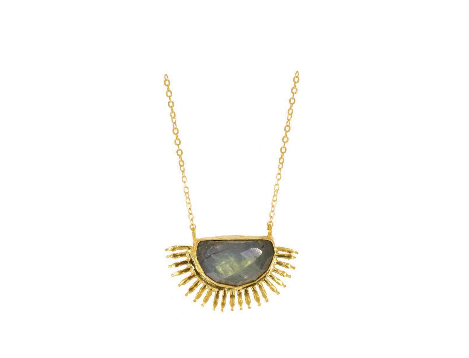 Подвеска-ожерелье Ottoman Hands Sunrise Labradorite Pendant Necklace