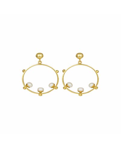 Серьги Ottoman Hands Aristea Bead Hoop
