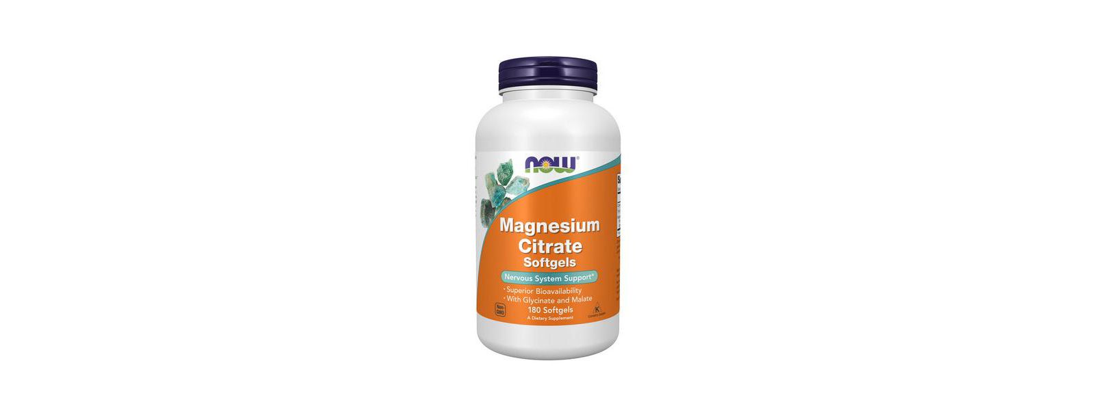 NOW Foods магний цитрат, 180 softgels