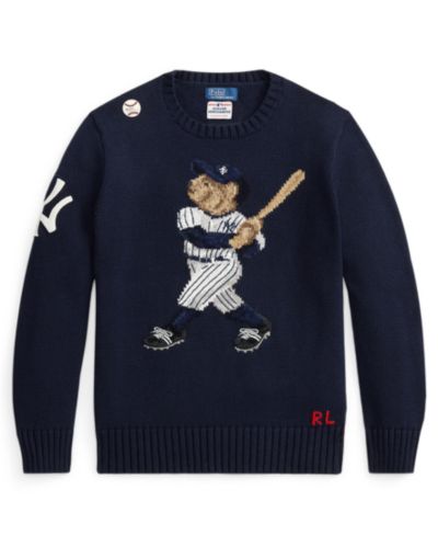 Детский джемпер Polo Ralph Lauren Boys' 8-20 Yankees Bear Crewneck