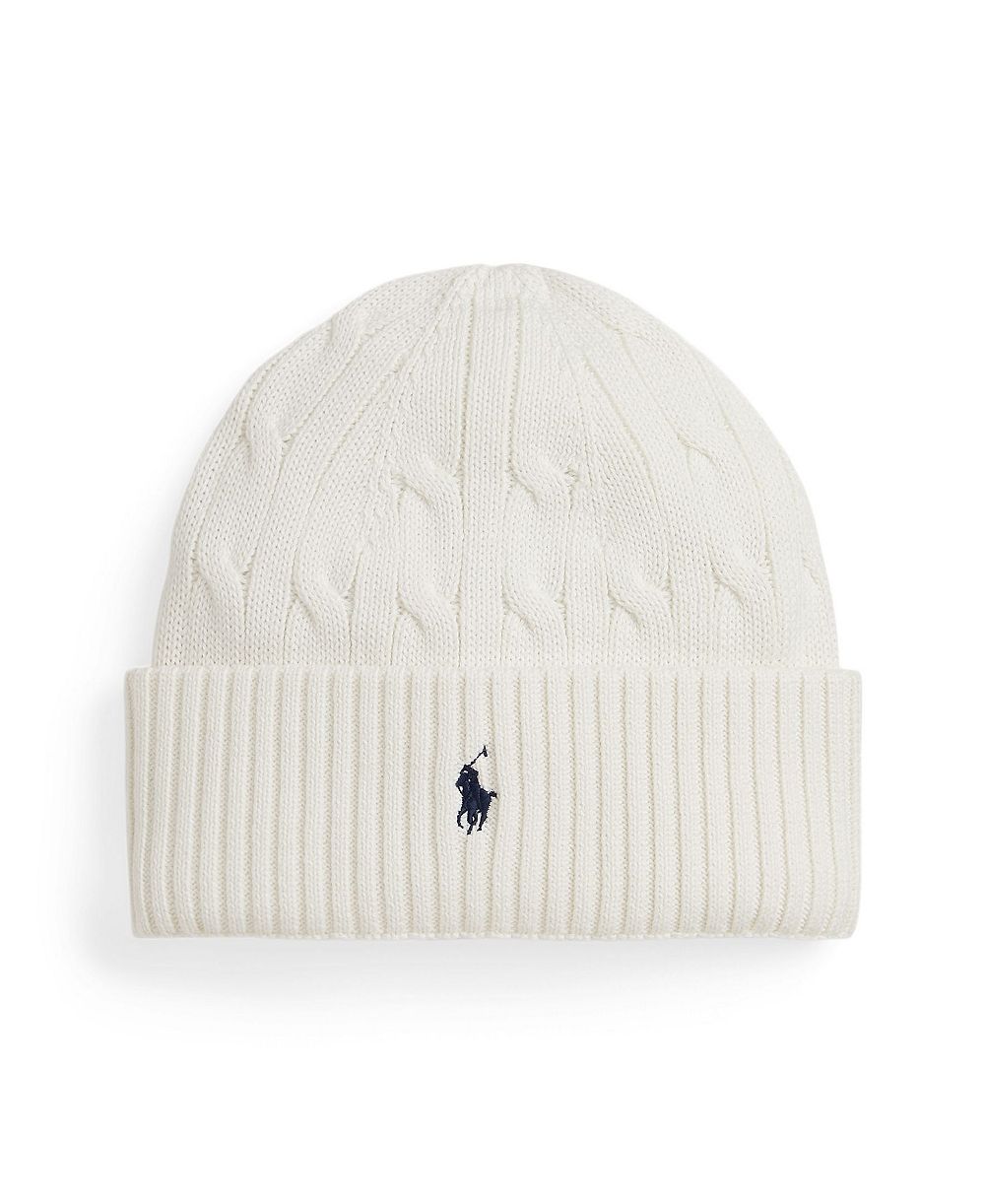 Поло Ralph Lauren детская вязаная шапка с косами для мальчиков размеров S-XL
