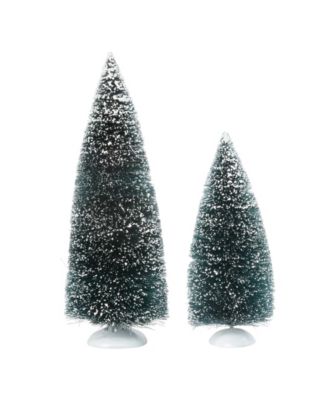 Department 56 Village Bag-O-Frosted Topiaries Figures, Set of 2