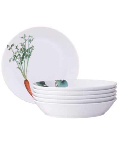 Noritake Kyoka Shunsai Set of 6 Coupe Dinner Bowls, 9-3/4", 43 oz.