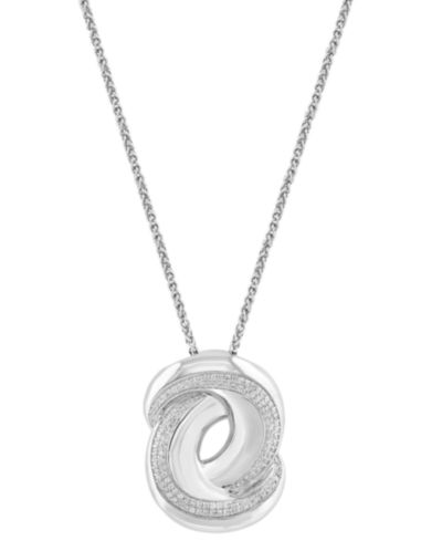 EFFY Collection кулон-подвеска с бриллиантом (1/3 ct. t.w.) из стерлингового серебра