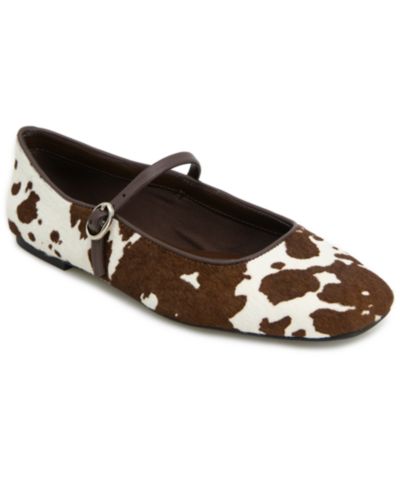Brown/White Cow Print