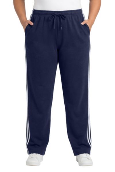 Woman Within Plus Size Within Better-Fleece Sweatpants с боковой полосой