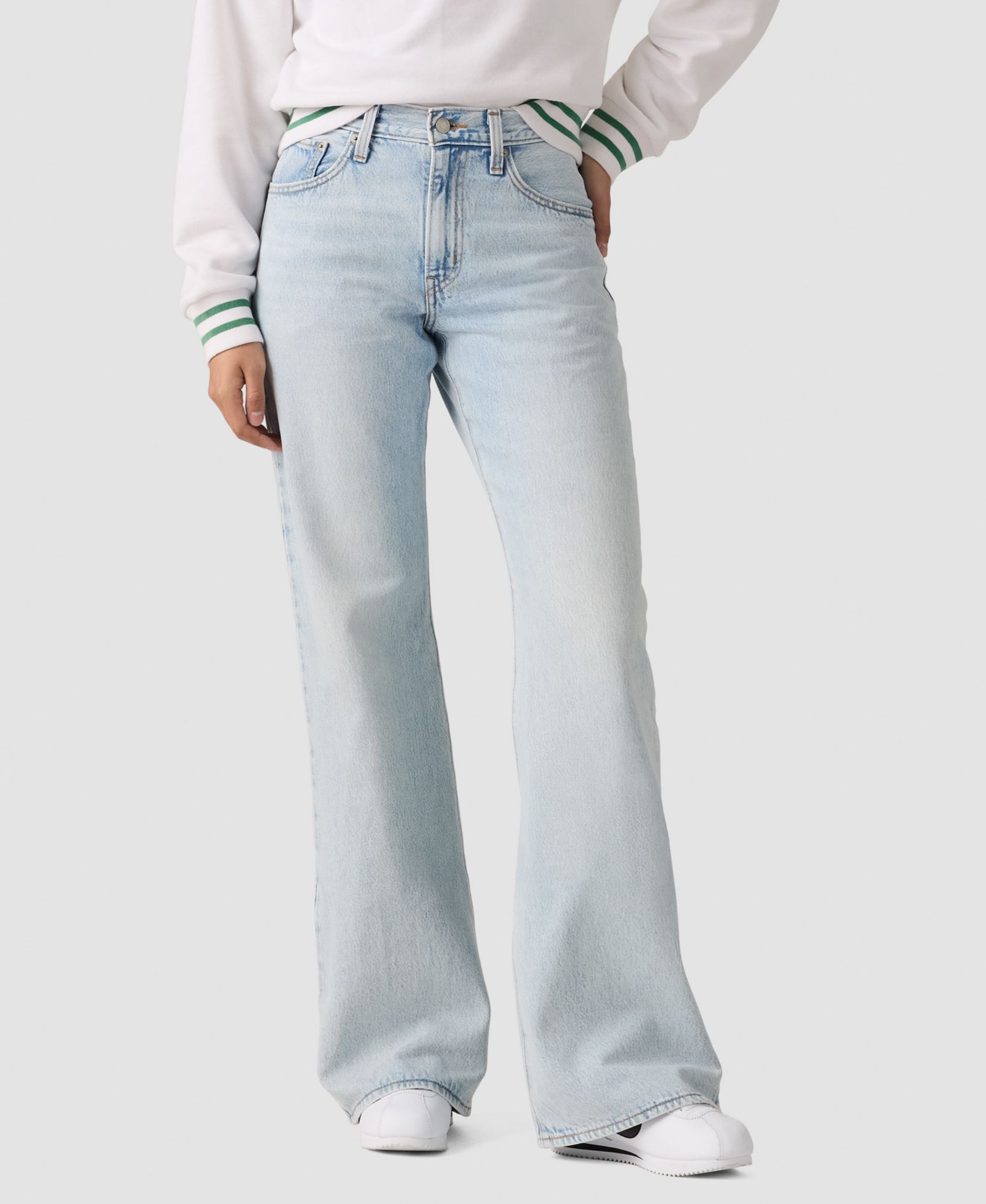 Levi's Women's Middy Loose Mid Rise Bootcut Jeans