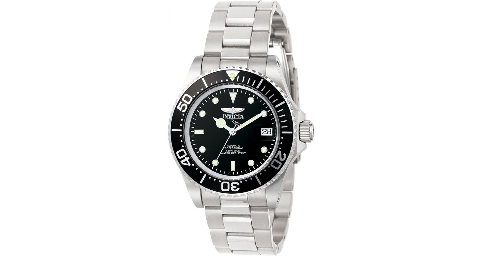 Invicta Men's 8926OB Pro Diver Automatic 3 Hand Black Dial Watch