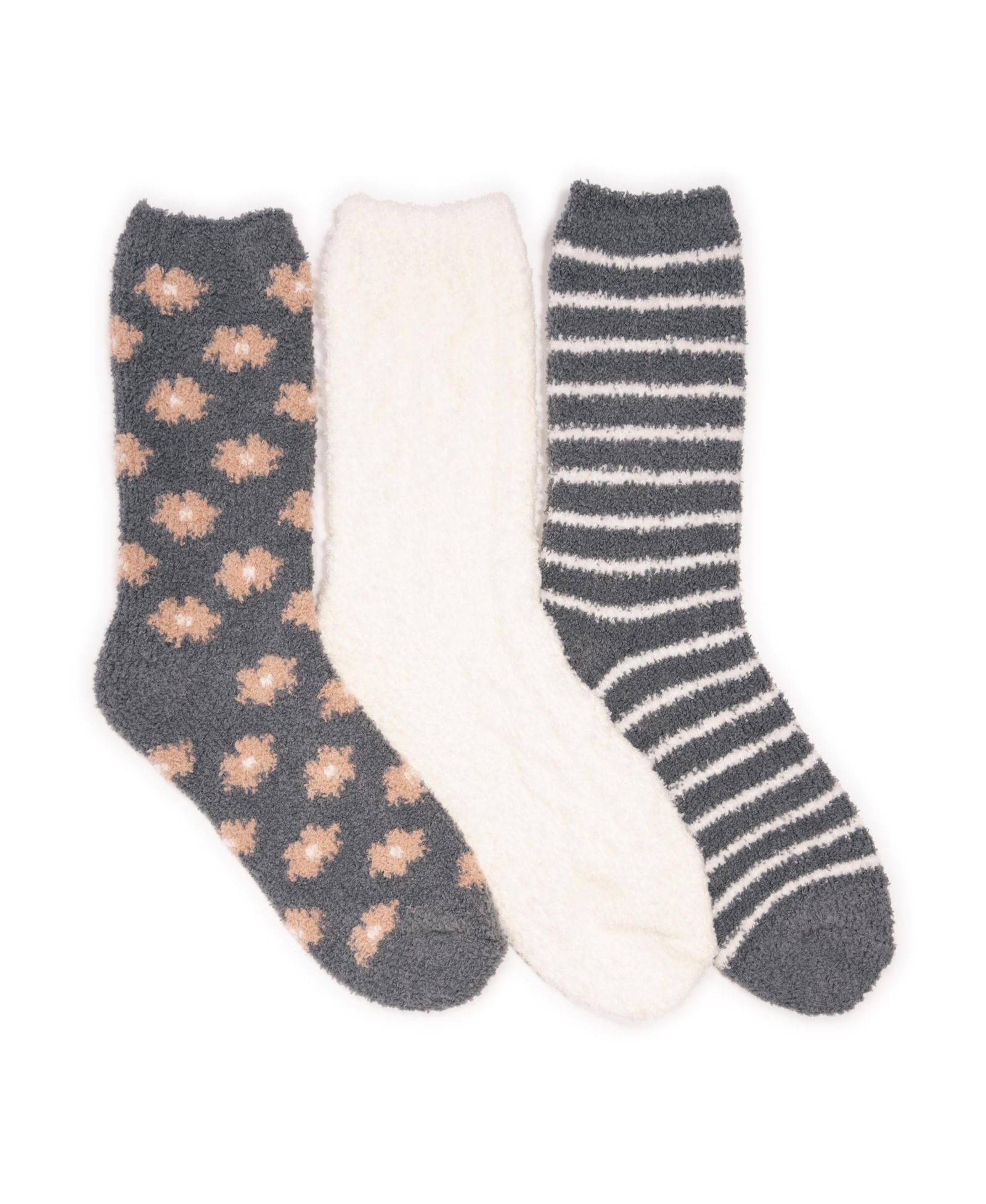 MUK LUKS Women's Cozy Crew Sock 3 Pack