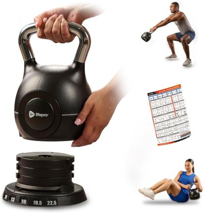 Набор гирь Lifepro Adjustable Kettlebells Strength Training, 7-in-1