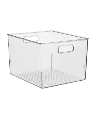 Пластиковый контейнер для хранения iDesign с ручками - Clear