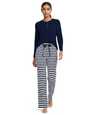 Deep sea navy even stripe