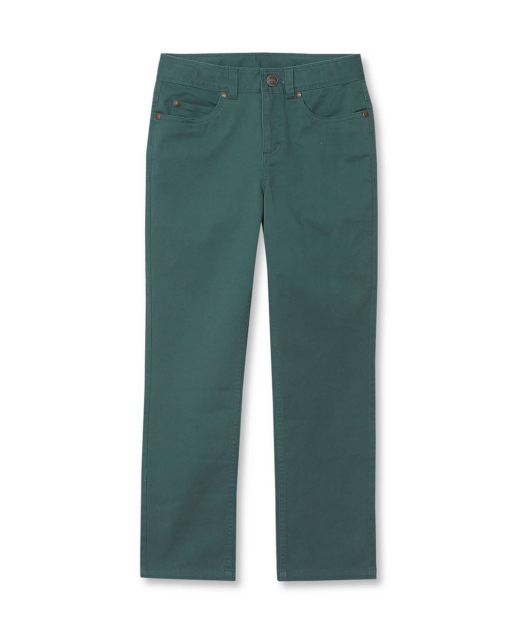 Lands' End Big Boys Iron Knee Twill 5 Pocket Pants
