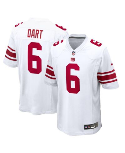 Мужская игровая джерси Nike Jaxson Dart White New York Giants