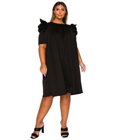 L I V D Женское миди платье Plus Size Zaya Pleated