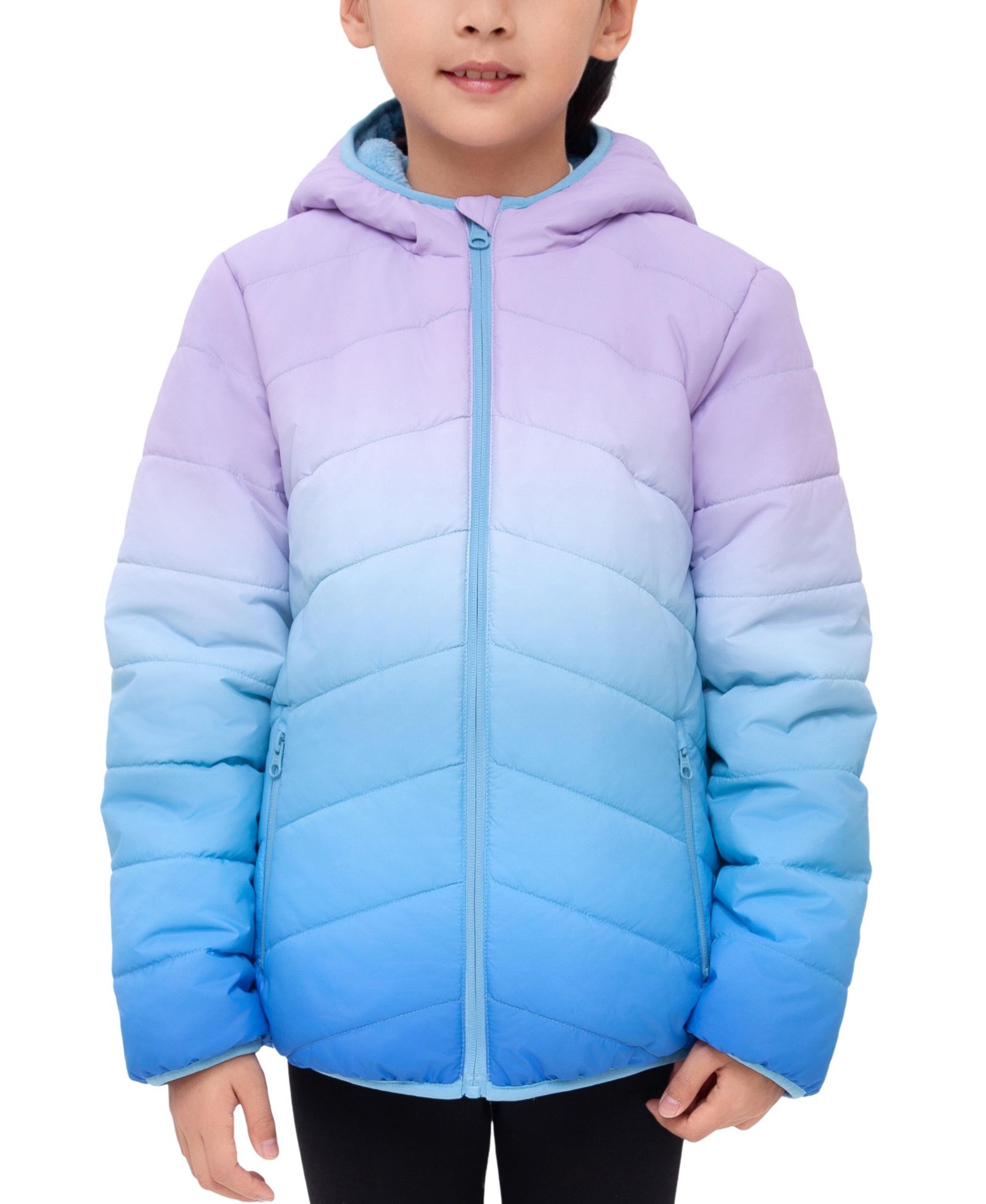 Rokka&Rolla Big Girls (4 -18) Reversible Fleece Jacket