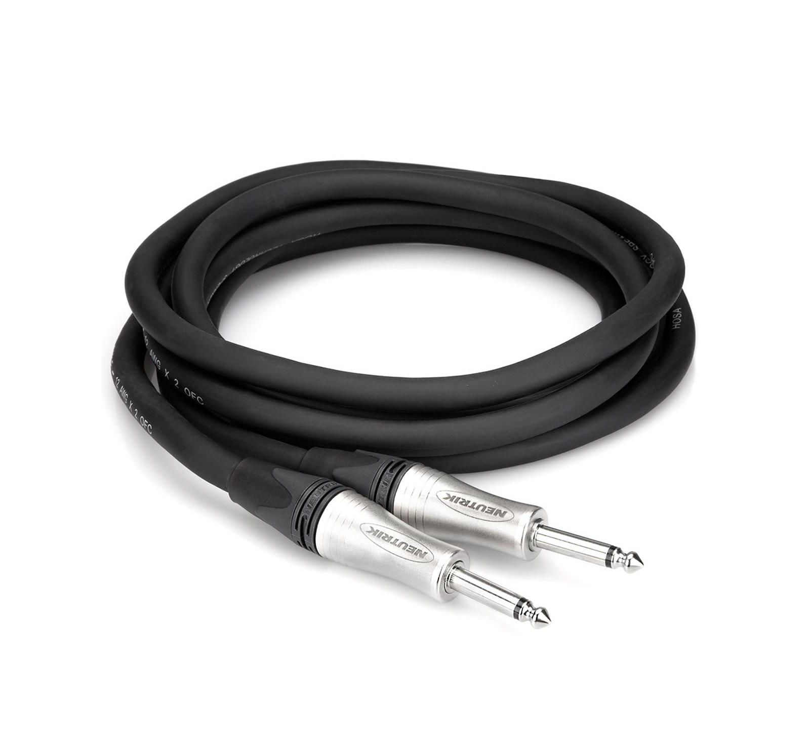 Hosa Technology Speaker Cable 15' 1/4" Phone to 1/4" Phone, 12 AWG, с 2 проводниками