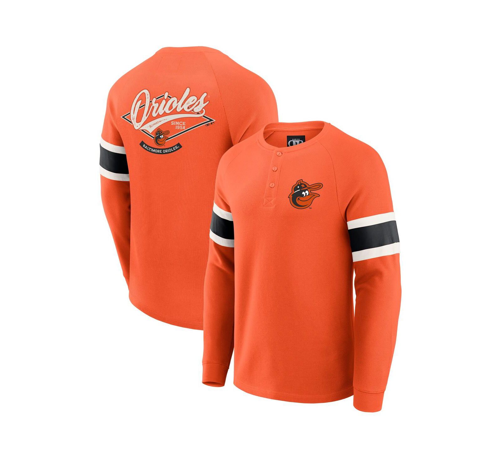 Мужская футболка Darius Rucker Collection Baltimore Orioles с длинным рукавом