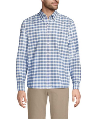 Clear blue/white plaid