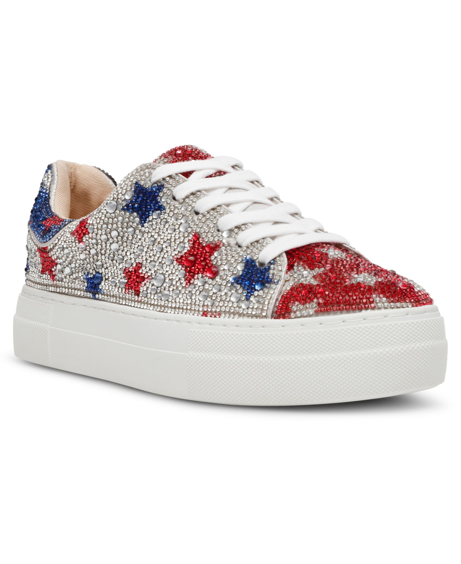 Betsey Johnson Women's Sidny Lace-Up Platform Sneakers