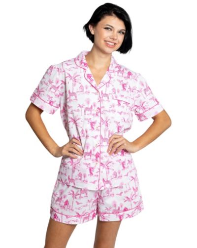 Pink skydog toile