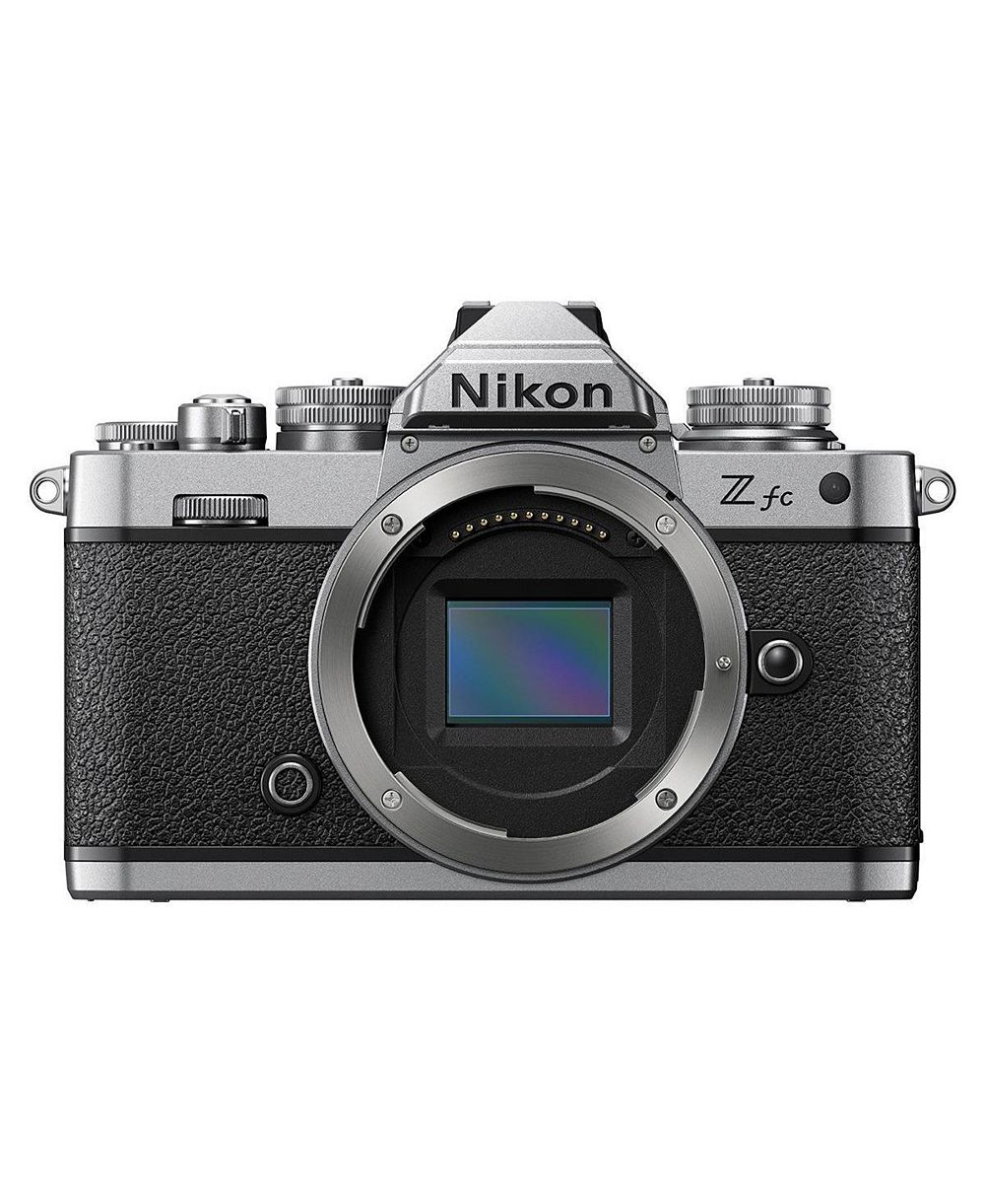 Nikon Z fc DX-Format Camera, Silver w/FTZ II Adapter, with Included Value