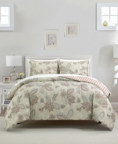 Комплект постельного белья Macy's Juniper Reversible, 3-Pc.