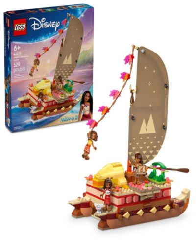 LEGO® Disney Moana's Adventure Canoe Fantasy Toy 43270, 529 Pieces