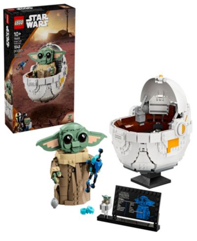 LEGO® Star Wars the Mandalorian Grogu with Hover Pram Buildable Figure 75403, 1048 Pieces