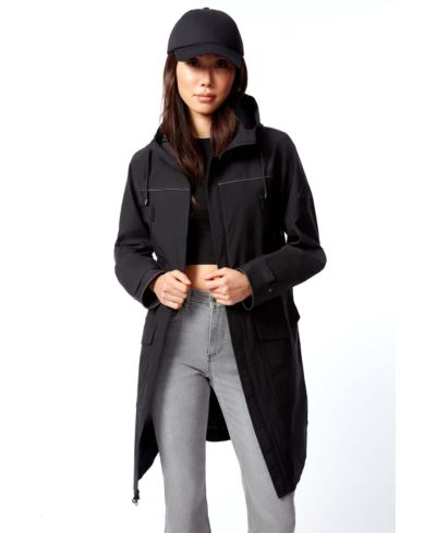 Alpine North Women's Kusawa | Mid-length Hooded Drawstring-waist Raincoat
