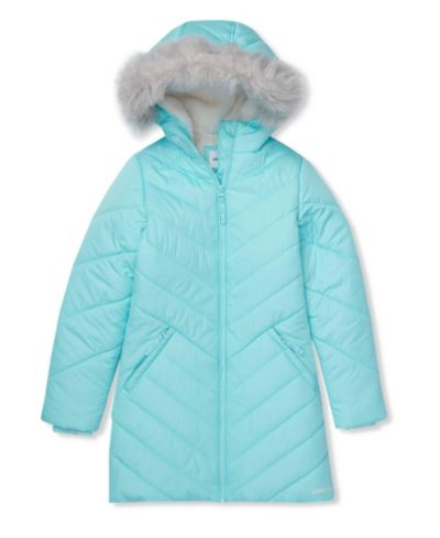 Женская водонепроницаемая парка Lands' End Girls Velour