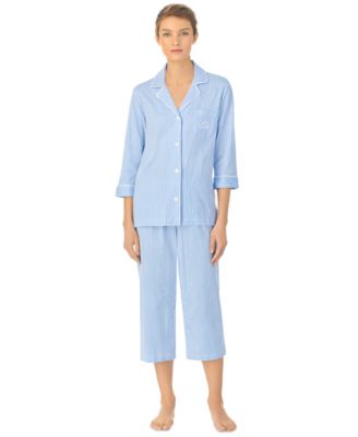 Lauren Ralph Lauren Комплект пижамы с капитанскими брюками и рукавом 3/4