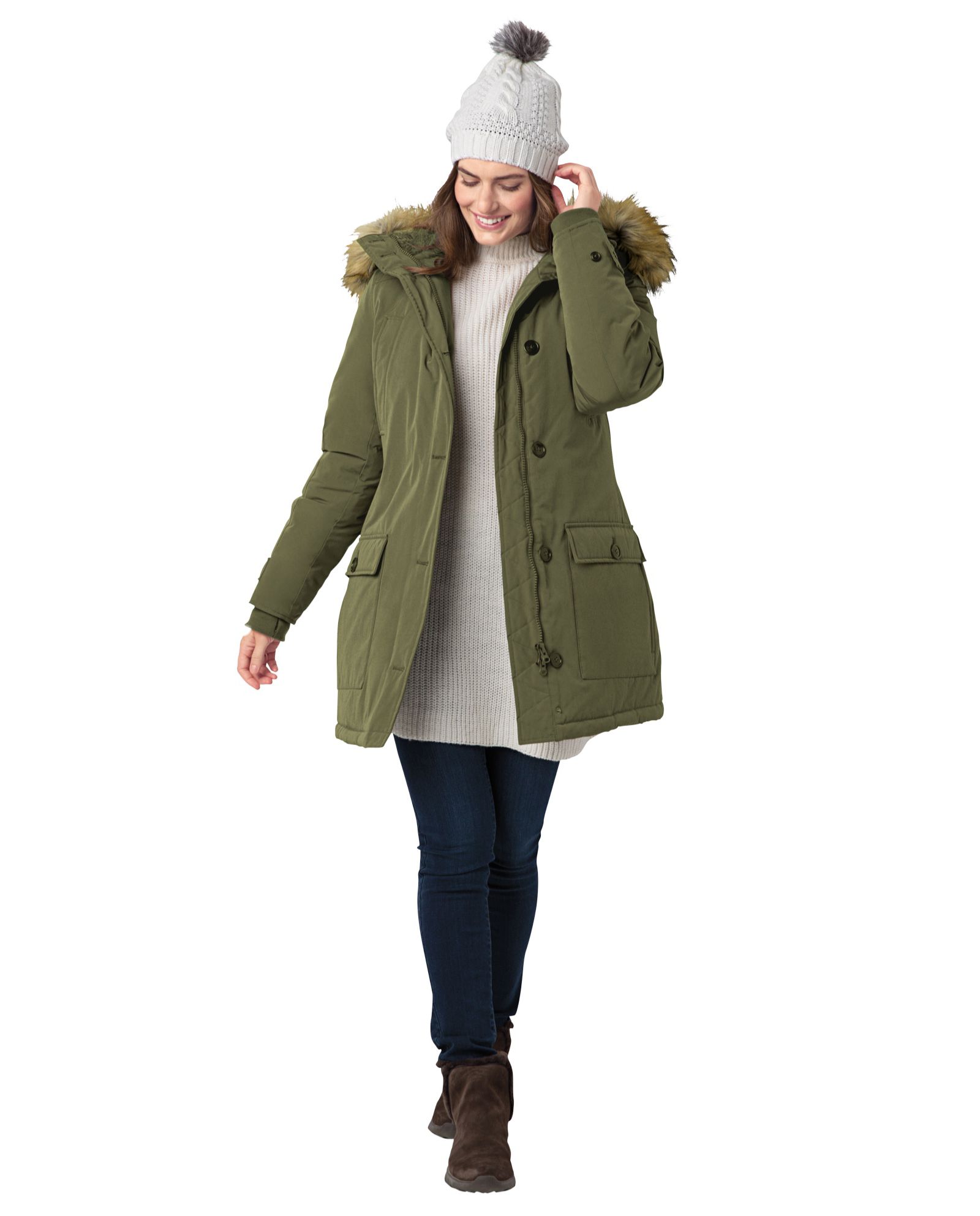Woman Within Plus Size Within The Arctic Parka