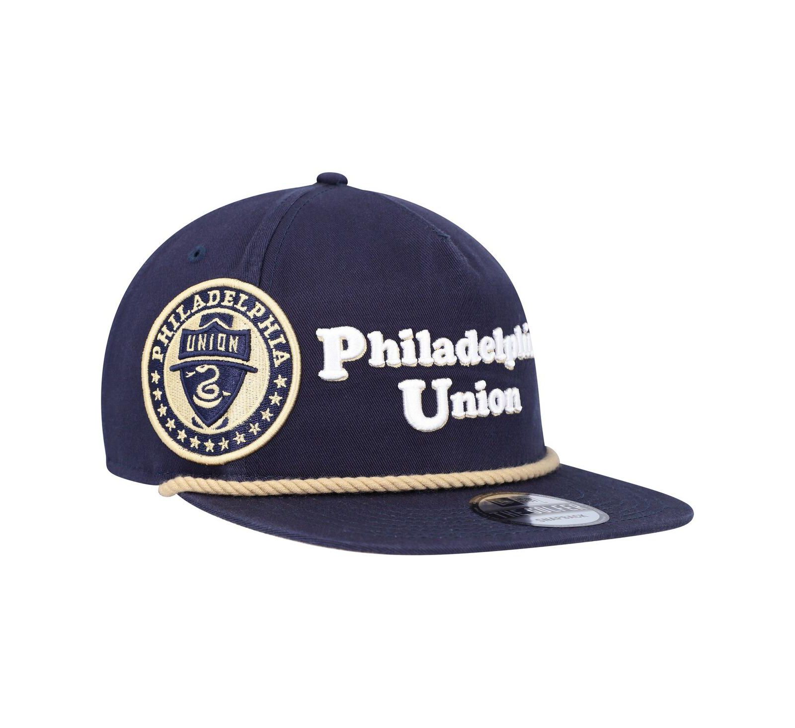New Era Мужская кепка snapback, темно-синий цвет, Philadelphia Union Heritage The Golfer