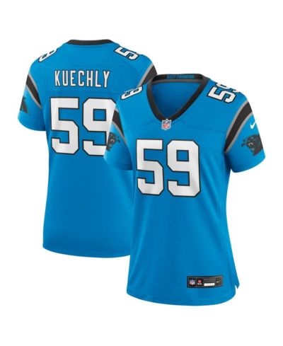 Nike Женская джерси Luke Kuechly Blue Carolina Panthers