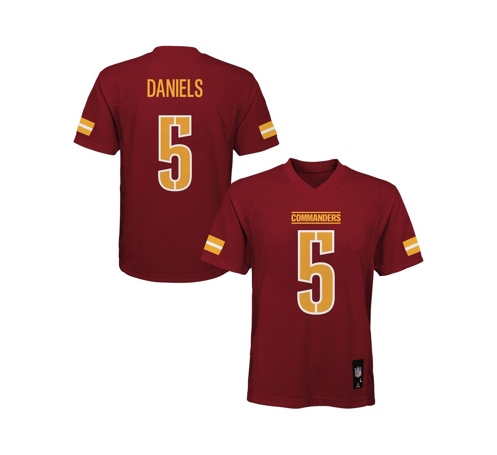 Outerstuff джерси Jayden Daniels Washington Commanders, бордовый цвет, для дошкольников