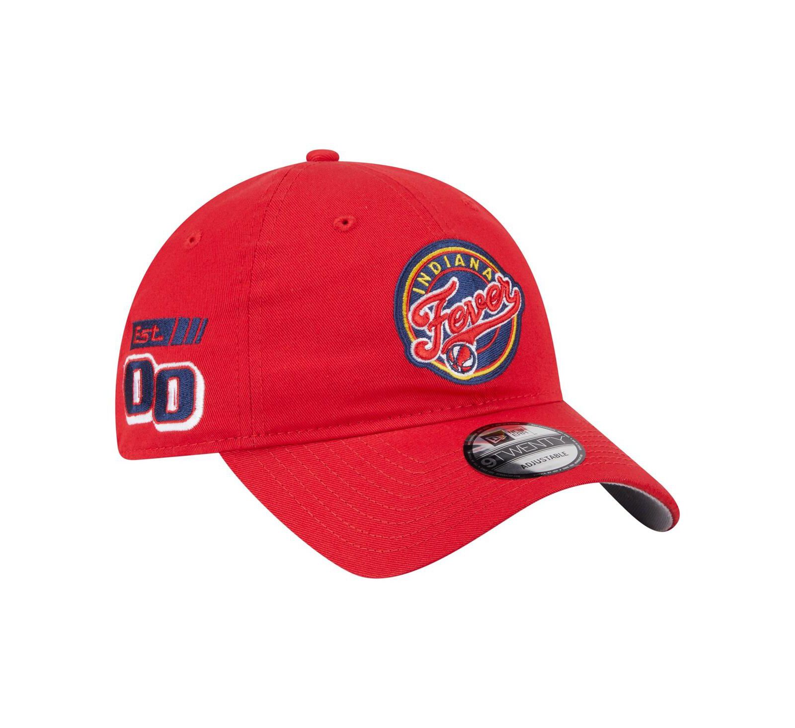New Era кепка Red Indiana Fever 9TWENTY с патчем, для мужчин и женщин