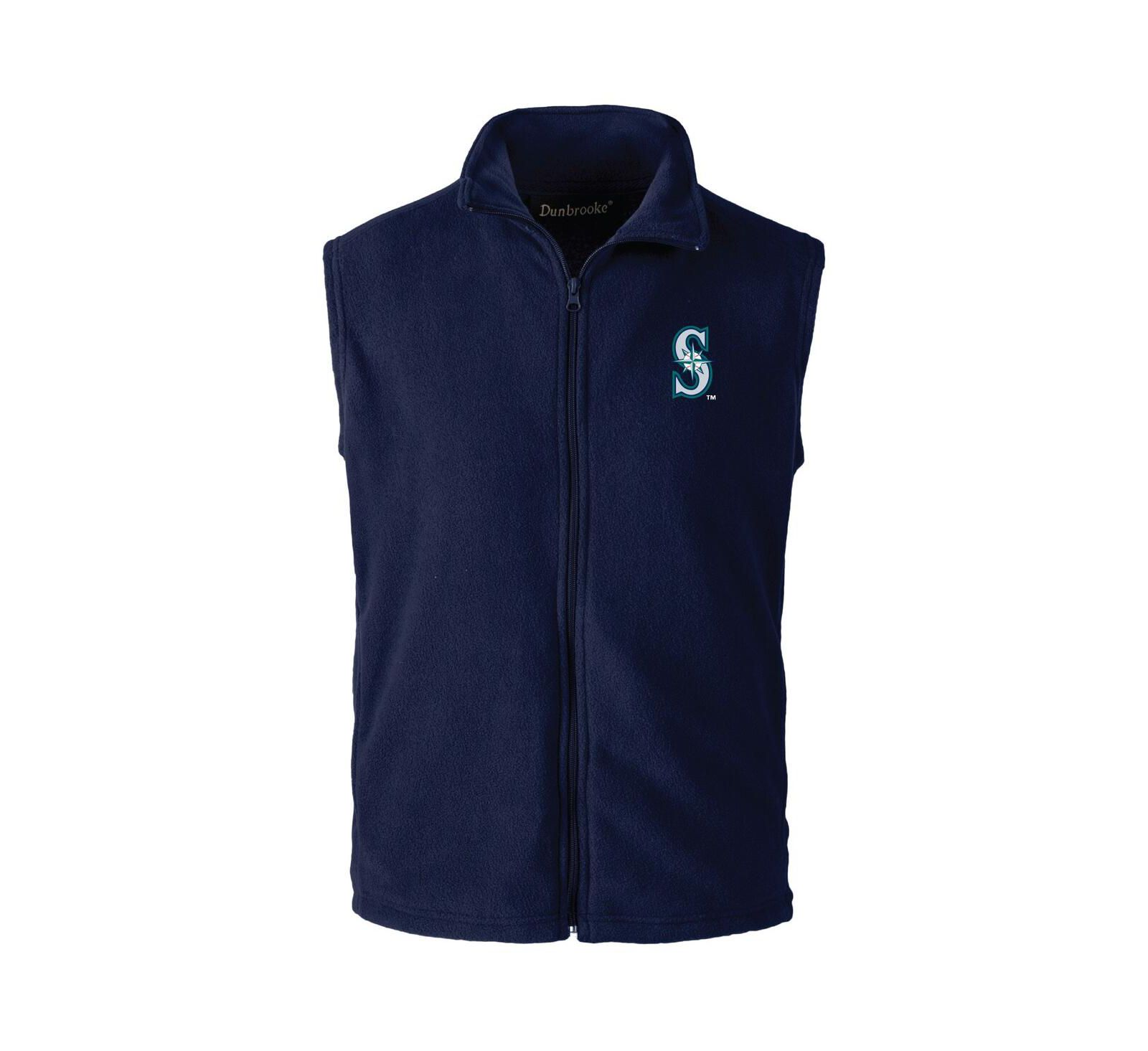 Мужская жилетка Dunbrooke Men's Navy Seattle Mariners Full-Zip