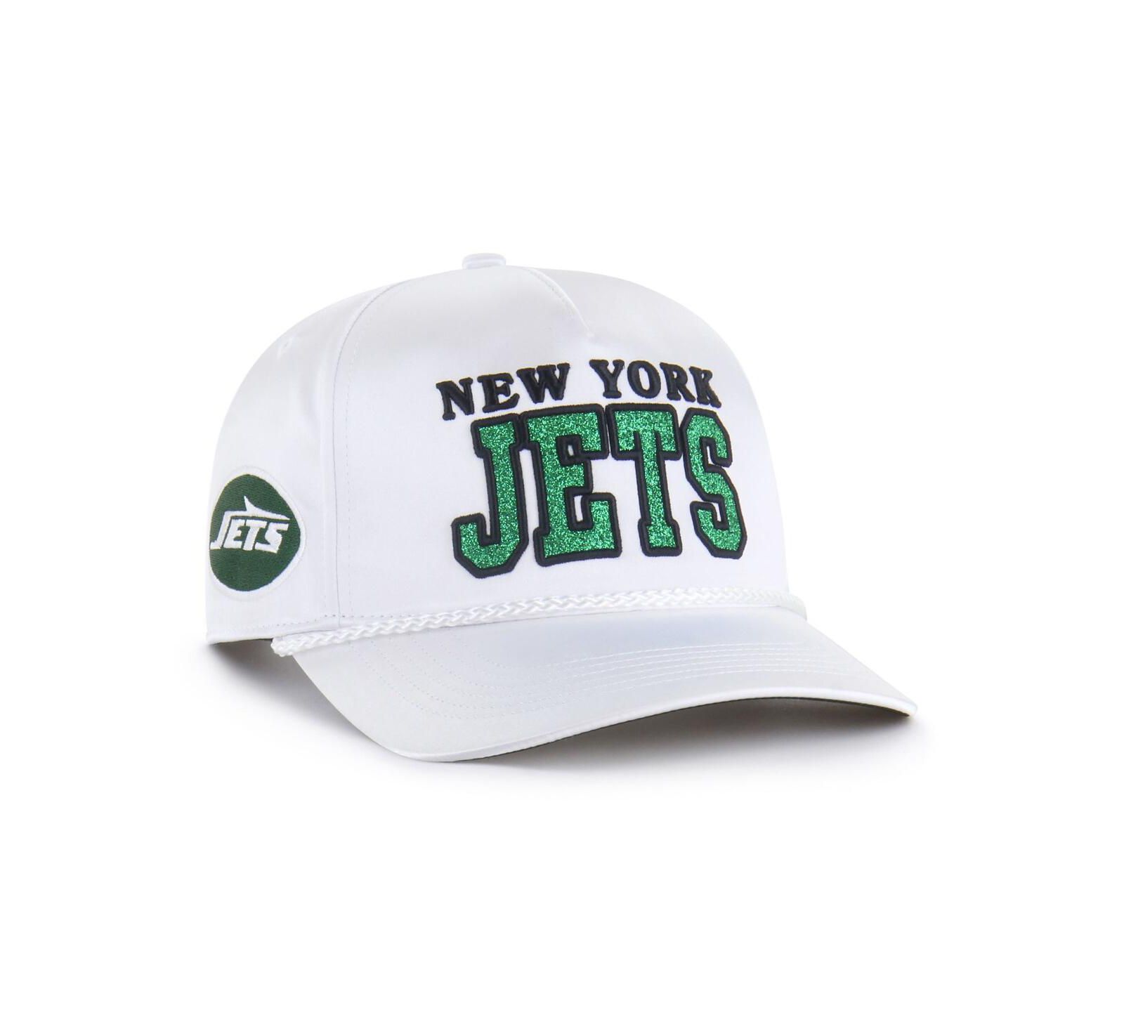 Женская кепка '47 Brand White New York Jets Outspoken Hitch Adjustable