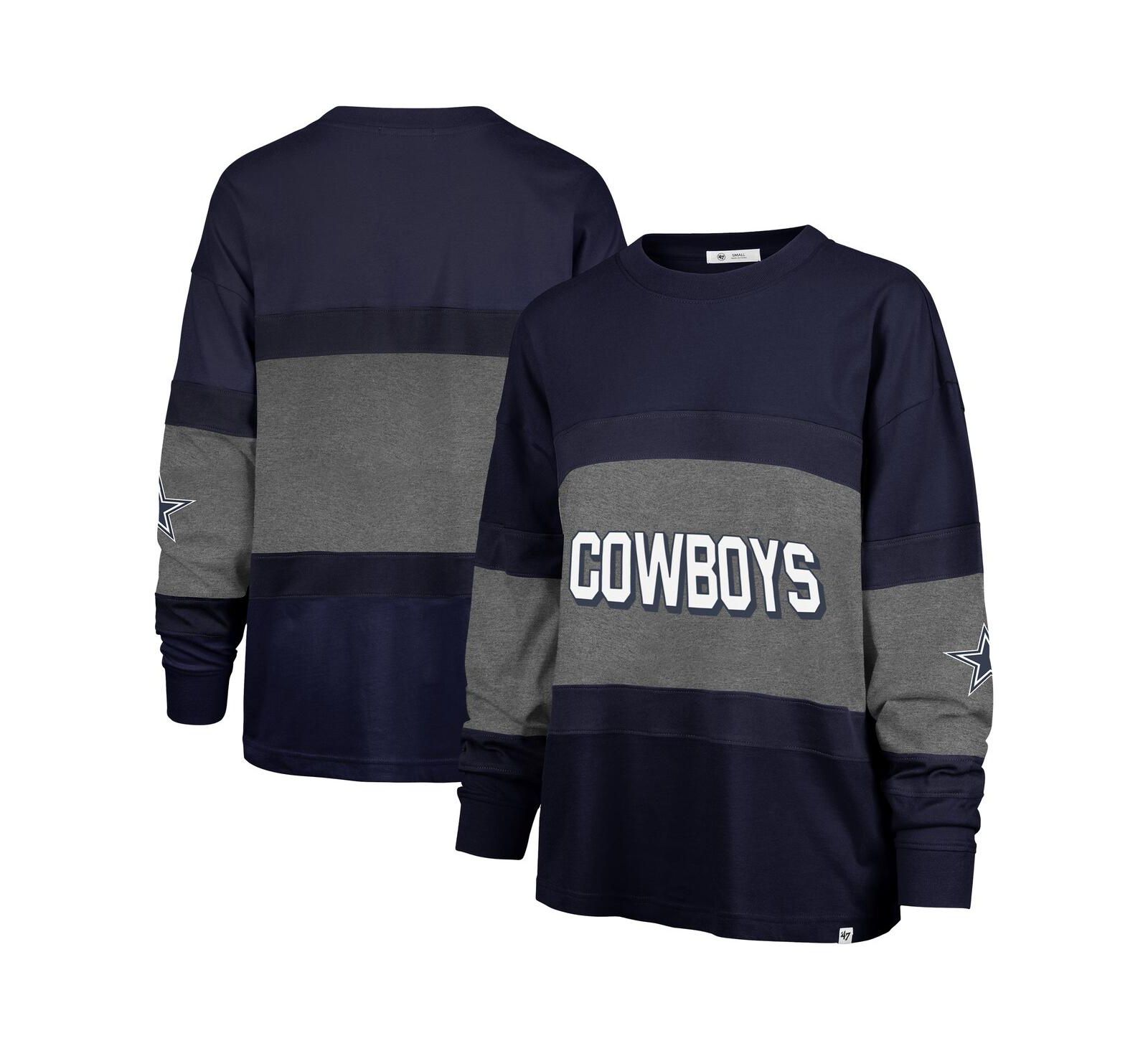 '47 Brand Женская футболка с длинным рукавом Dallas Cowboys